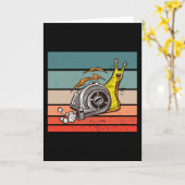 ターボカタツムリ カード (黄色い花)