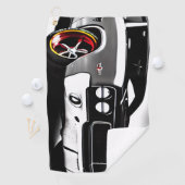 ターボタオル：マッスルカーインスパイアゴルフタオル ゴルフタオル (インサイチュ)