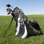 ターボタオル：マッスルカーインスパイアゴルフタオル ゴルフタオル (グリーン)