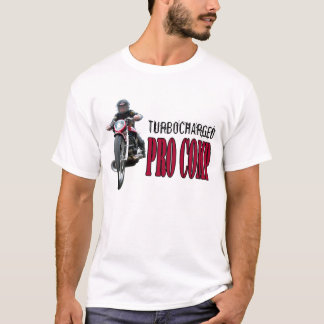 ターボチャージのプロCOMPのdragbikeのTシャツ Tシャツ