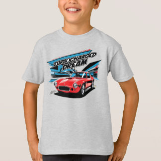 ターボチャージャーの夢 – レッドスポーツカー Tシャツ