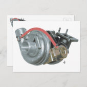 ターボチャージャ ポストカード (正面/裏面)