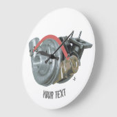 ターボチャージャ ラージ壁時計 (傾斜)