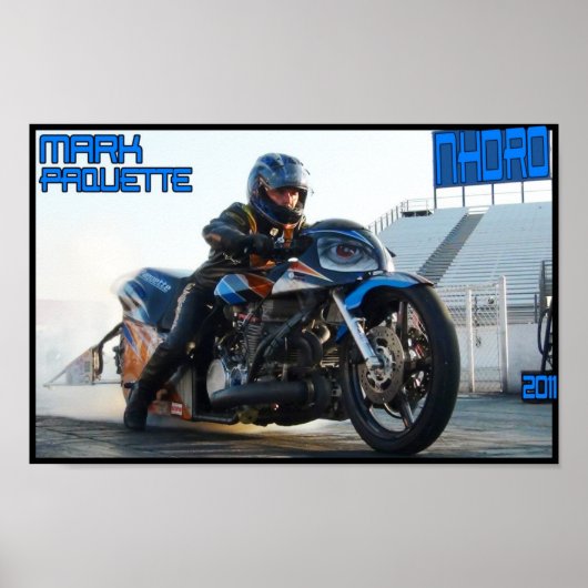ターボバイクドラッグレーシングポスターNHDRO 2011 ポスター (正面)