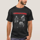 ターボパワーターボモータースカー整備士Ps Tuni Tシャツ (正面)