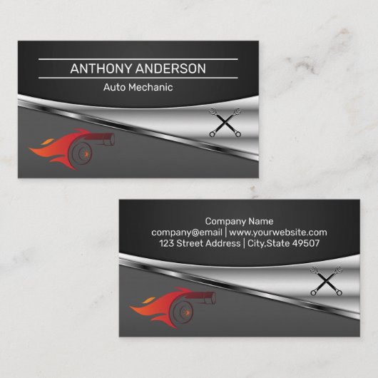 [ターボファイアとツール]アイコン 名刺 (正面/裏面)