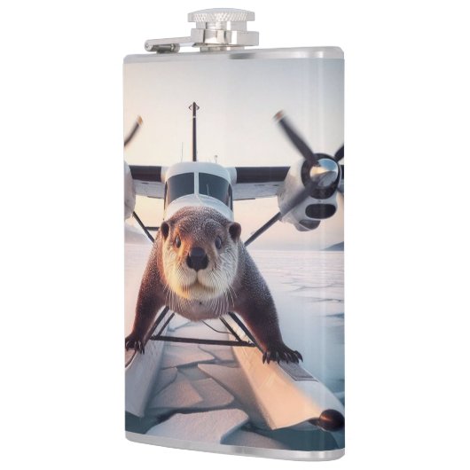 ターボプロップツインエンジンフロート飛行機ブッシュカナダ フラスク (左)