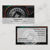 ターボポップ・アートの車のチューニング専門家のためのネオンアート 名刺 (正面/裏面)