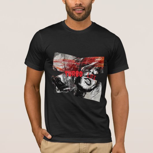 ターボライフ モダン Tシャツ (正面)