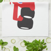 ターボレーシングカー キッチンタオル (折り畳み)