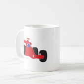 ターボレーシングカー コーヒーマグカップ (正面左)
