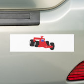 ターボレーシングカー バンパーステッカー (車上)