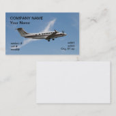 ターボ中型の対の支柱 名刺 (正面/裏面)