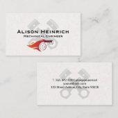 ターボ火災 |ピストン 名刺 (正面/裏面)