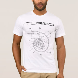 ターボ設計図 Tシャツ