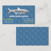 ターポンの魚釣りガイドの名刺 名刺 (正面/裏面)