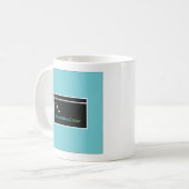 ターミナルと関連しているプログラマーまたはコーダーのコーヒー・マグ コーヒーマグカップ (正面左)