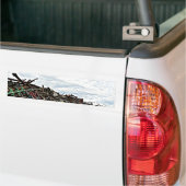 ターミナルのがらくた部品置き場の屑鉄 バンパーステッカー (トラック上)