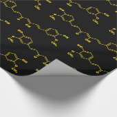 ターメリッククルクミン分子化学式 ラッピングペーパー (角)