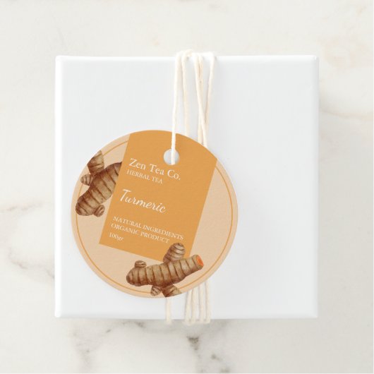 ターメリックハーブティーラベル フェイバータグ (インサイチュ)