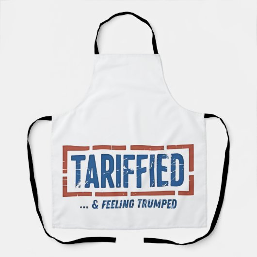 ターリッド&感じズのトランプおもしろいアンチ エプロン (正面)