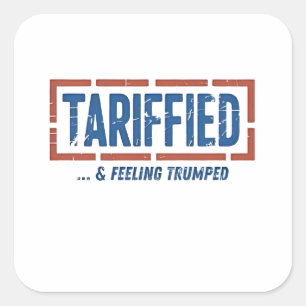 ターリッド&感じズのトランプおもしろいアンチ スクエアシール