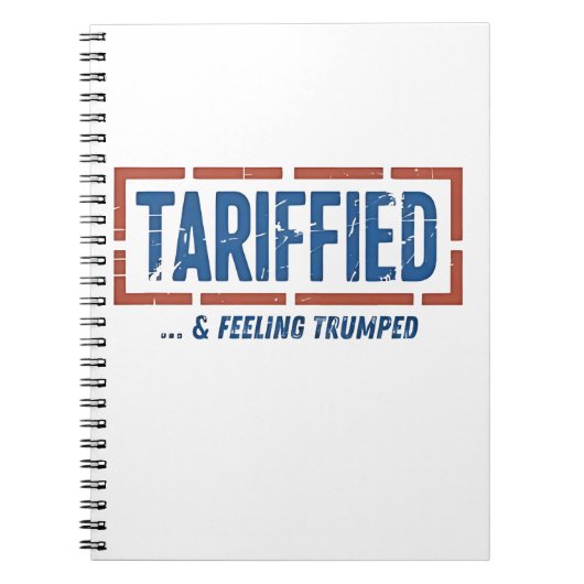 ターリッド&感じズのトランプおもしろいアンチ ノートブック (正面)