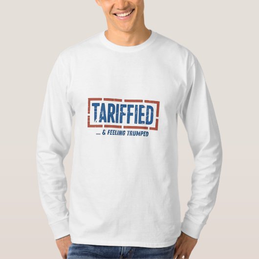 ターリッド&感じズのトランプおもしろいアンチ Tシャツ (正面)