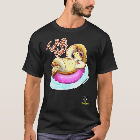 ターリーは完全に冷たい亀を冷やす Tシャツ (正面)