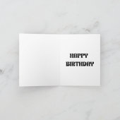 ターリー素晴らし誕生日がスローモーモの星を望む カード (内部)