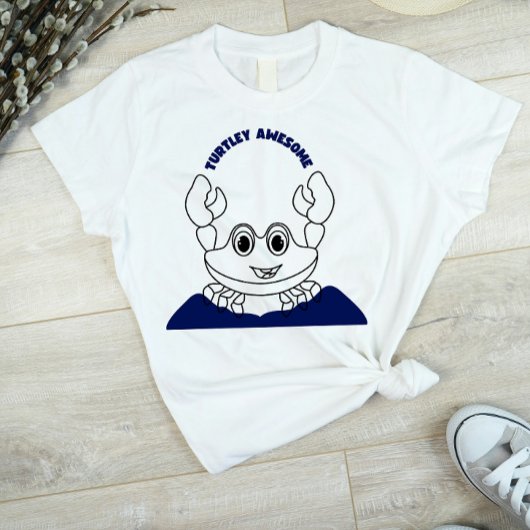 ターリー素晴らし!かわいい亀のデザインTシャツ Tシャツ