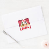 「ターリー・ワイズ、卒業フクロウ・ストラヴァガンザ！」 スクエアシール (封筒)