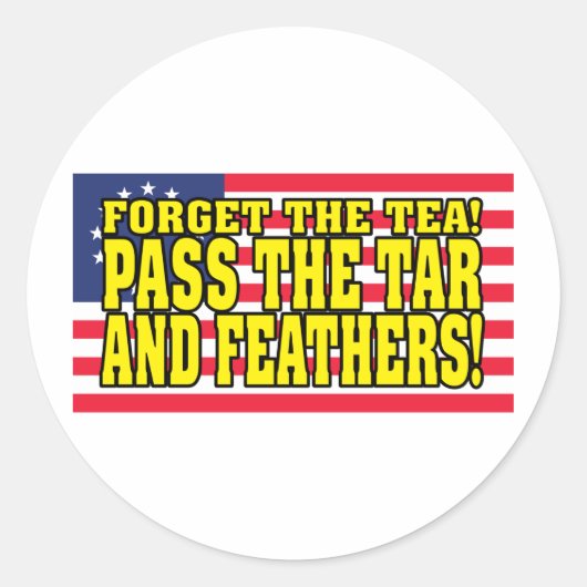 タールと羽を通せ！ ラウンドシール (正面)