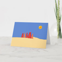 タール運砂漠の女性の水 – ラジャスタン カード