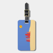 タール運砂漠の女性の水 – ラジャスタン ラゲッジタグ (正面縦)