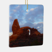 ターレットアーチアットサンライズインアーチズナショナルパーク セラミックオーナメント (右)