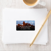 ターレットアーチアットサンライズインアーチズナショナルパーク ラベル (インサイチュ)