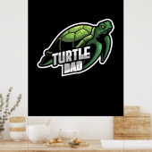 ターレット愛好家 | Turtleパパ ポスター (キッチン)