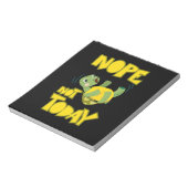 ターレット愛好家 | Turtle Not Today ノートパッド (回転)