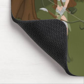 ターレンザアーチャーウォリアー小妖精や小人ガール マウスパッド (コーナー)