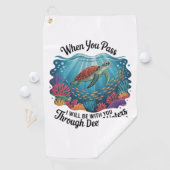 ターレ深い ゴルフタオル (インサイチュ)