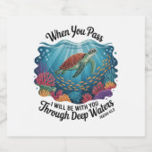 ターレ深い スパークリングワインラベル (シングルラベル)