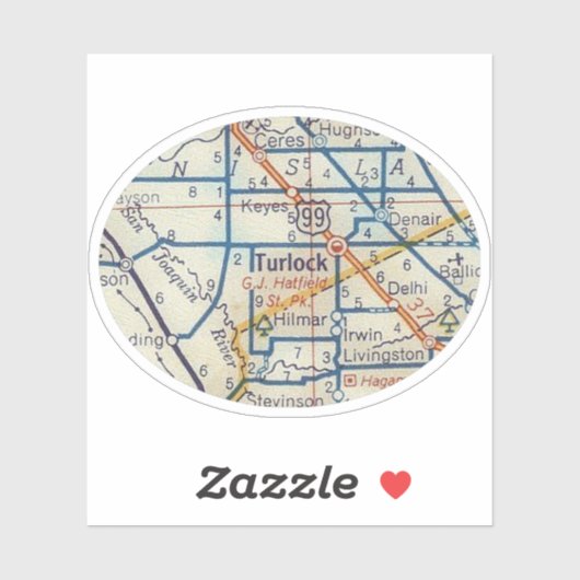 ターロックCAヴィンテージロードマップ シール (シート)