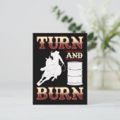 ターンアンドバーンバレルレース ポストカード (スタンド正面)