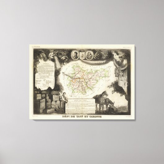 ターンエガロンヌ省 キャンバスプリント (正面)