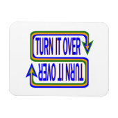 ターンオーバー感動的ことわざ引用文 マグネット (横)