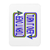 ターンオーバー感動的ことわざ引用文 マグネット (縦)