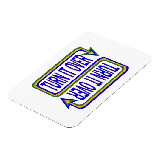 ターンオーバー感動的ことわざ引用文 マグネット (左側)