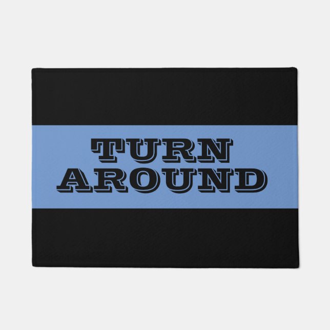 ターンクロッのまわりにチティのドアマット ドアマット (正面)