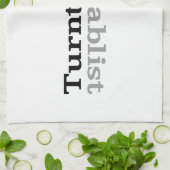 ターンタʇブɐリスɹトUN⊥ キッチンタオル (折り畳み)